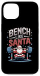 Coque pour iPhone 13 Salle de sport Bench Like Santa Christmas