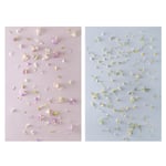Pappersbakgrund PVC Blommor #3 dubbelsidig för fotografering 57x87cm