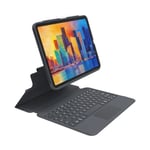 Zagg Keyboard Pro Keys Trackpad för iPad 10,9" Air & 5 Nordiskt tangentbordsfodral