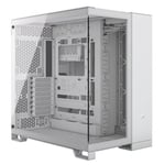 Corsair 6500X Tempered Glass Mid-Tower Dual Chamber PC Case - White CC-9011258-WW