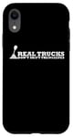 Coque pour iPhone XR Inscription amusante : les vrais camions ne changent pas eux-mêmes, femmes et hommes