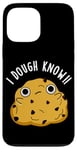 Coque pour iPhone 13 Pro Max Jeu de mots « I Dough Know Funny Food »