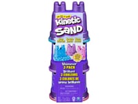 Kinetic Sand KNS RFL SglShmrMltPk Vert UPCX FR GML, Magisk sand för barn, 4 År, Giftfri, Blå, Rosa, Lila