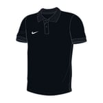 Nike Team Core T-Shirt Garçon, Noir/Blanc, XS