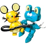 Mega Construx Pokemon Froakie Vs Dedenne Poseable Figures New Kids Toy