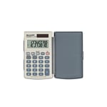 Sharp - EL-243E calculatrice Poche Calculatrice basique Gris, Blanc