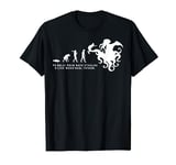 Cthulhu Mythos Evolution Theory Lovecraft Roleplay T-Shirt