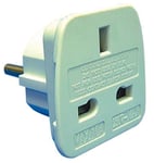 Far And Away Uk To EU Plug In Travel Adaptor 1667