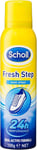 Scholl Fresh Step Anti Odour Shoe Deodorant Spray, 150ml - 24 Hours Fresh Scent