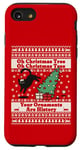 iPhone SE (2020) / 7 / 8 Oh Christmas Tree cat Ugly Christmas Sweater Funny cat lover Case