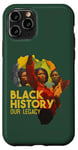 Coque pour iPhone 11 Pro Histoire des Noirs Patrimoine Africain Legacy Unity Empowerment Art