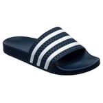 adidas Originals Badtofflor adilette - Blå/Vit, storlek 43