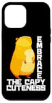 Coque pour iPhone 12 Pro Max Embrassez le jeu de mots Capybara Capy-Cuteness pour les visiteurs du zoo