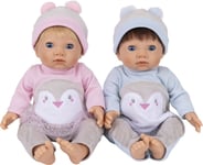 Tiny Treasures, Baby Penguin Twin Doll Set