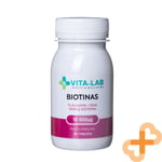 Vita-Lab Biotine 10000 Μg 90 Comprimés Cheveux Peau Ongles Nourriture Supplément