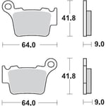 Bromsbelägg bak moto-Master - Nitro offroad moto master brake pad sinter race mx