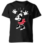 Disney Minnie Mouse Surprise Kids' T-Shirt - Black - 5-6 Years