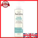 Aveeno Face CALM+RESTORE Nourishing Oat Cleanser, Gently Cleanses, For Sensitive