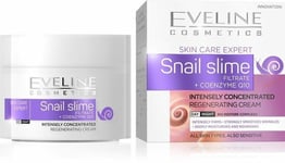 Eveline Snail Slime Filtrate Coenzyme Q10 Regenerating Day Night Cream 50ml