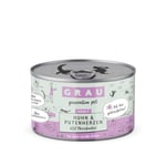 GRAU Adult Grain Free 6 x 200 g - Kyckling & kalkonhjärtan