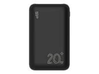 Silicon Power Qs58 - Powerbank - 20000 Mah - 77 Wh - 20 Watt - 3 A - Pd, Qc 3.0 - 3 Utgångar (2 X Usb, 24 Stift Usb-C) - Sorterad