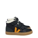 Veja Small V-10 Mid Fodrade Sneakers Black Ouro Graphite | Svart | 29 EU