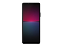 Sony XPERIA 10 IV - 5G pekskärmsmobil - dual-SIM - RAM 6 GB / Internal Memory 128 GB - microSD slot - OLED-skärm - 6 - 2520 x 1080 pixlar (60 Hz) - 3 st. bakre kameror 12 MP, 8 MP, 8 MP - front camera 8 MP - svart