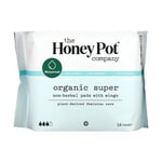 Organic Cotton Non-Herbal Super Pads 16 Count By The Honey Pot