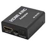 Adaptateur HDMI ARC vers HDMI + Optique / Toslink Convertisseur Audio 4K 1080P CEC