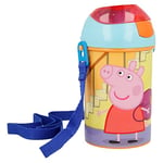 Stor Robot Pop UP 450 ML Peppa Pig Bottiglia, 48669, Rose, Bleu