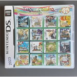 208 Games in 1 NDS Game Pack Card Super Combo Cartridge for Nintendo DS 2DS 3DS New3DS XL  MODELE 2023