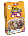 BIOVIVA Animaux rigolos Défis Nature Pariez sur les points forts gagner la bataille-Jeu de Cartes-2 à 6 Joueurs-7 ans-Fabriqué en France, 200554