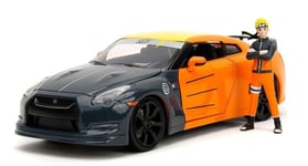 JADA TOYS, NISSAN GT-R avec figurine NARUTO 2009, échelle 1/24, JAD33691