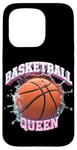 Coque pour iPhone 15 Pro Basketball Queen Joueur de basket-ball