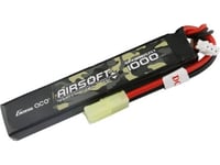 Gens Ace 25C 1000Mah 2S1p 7,4V Airsoft Gun Lipo-Batteri Med Mini Tamiya-Kontakt