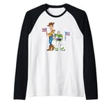 Disney and Pixar’s Toy Story Woody and Buzz Fourth of July Manche Raglan