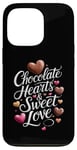 iPhone 13 Pro Chocolates HeartsSweet Love ValentinesDay ChocolateLover Case