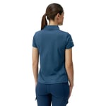 Born Living Yoga Movistar Short Sleeve Polo Blue XL Woman