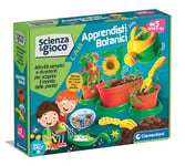 Clementoni Science & Jeu Lab - Apprentis botaniques, Jeu Scientifique pour Enfants 5+ Ans, Kit Plantes à Cultiver en Jardin Botanique, Fabriqué en Italie, Langue Italienne, 19381