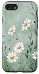 Coque pour iPhone SE (2020) / 7 / 8 Fleurs sauvages bohème botaniques vert sauge