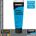 Mangers Overlap and Border Wallpaper Repair Vinyl Adhesive Paste Glue Gel - 250g