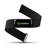 COOSPO H9Z Herat Rate Monitor Chest Strap,Bluetooth 5.0 ANT+ Heart Rate Monitor,Heart Rate Sensor with Rechargeable Battery,HRM Works with Strava/WahooFitness/Polar Beat Peloton/Zwift/DDP Yoga App