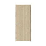 Bloc-porte Alpille effet chêne naturel H.204 x l.83 cm, réversible