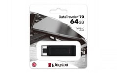 Kingston 64gb datatraveler 70 - usb-c flash drive