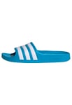 adidas Mixte enfant Adilette Aqua Slides Kids, Solar Blue / Cloud White / Solar Blue, 38