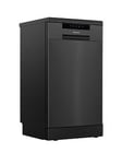 Hisense Hs523E15Buk Slimline 10 Place Settings 30 Minute Quick Wash Dishwasher - Black