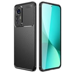 Xiaomi 12 Lite Carbon Fibre Case Black