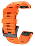 Urrem til Garmin Fenix 5/6/7 - Silikone - 22mm - Orange