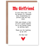 Greeting Card Love Poem Ginger Girlfriend Romantic Funny Valentine's Day