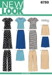 New Look NL6730 Patron de Couture Jupe + Pantalon + T-Shirt 22 x 15 cm